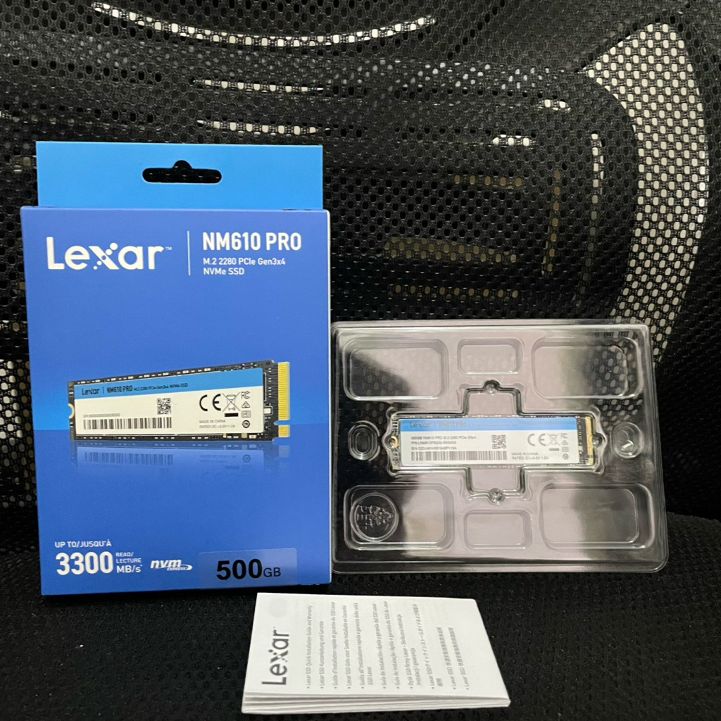 SSD Nvme Lexar NM610 Pro 500GB PCie Gen3x4 M.2 2280