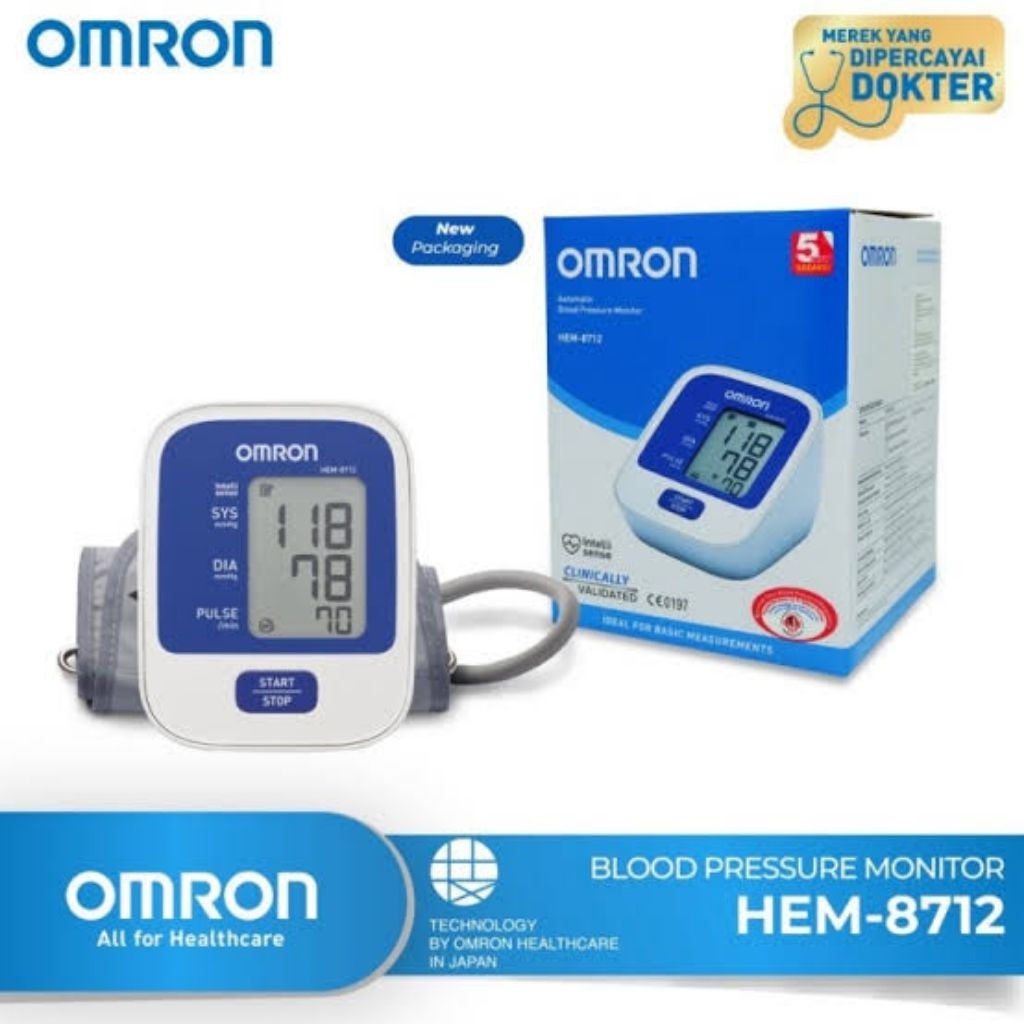 TENSIMETER DIGITAL OMRON 8712  ORIGINAL / TENSI DIGITAL OMRON 8712 TENSI DARAH DIGITAL OMRON 8712