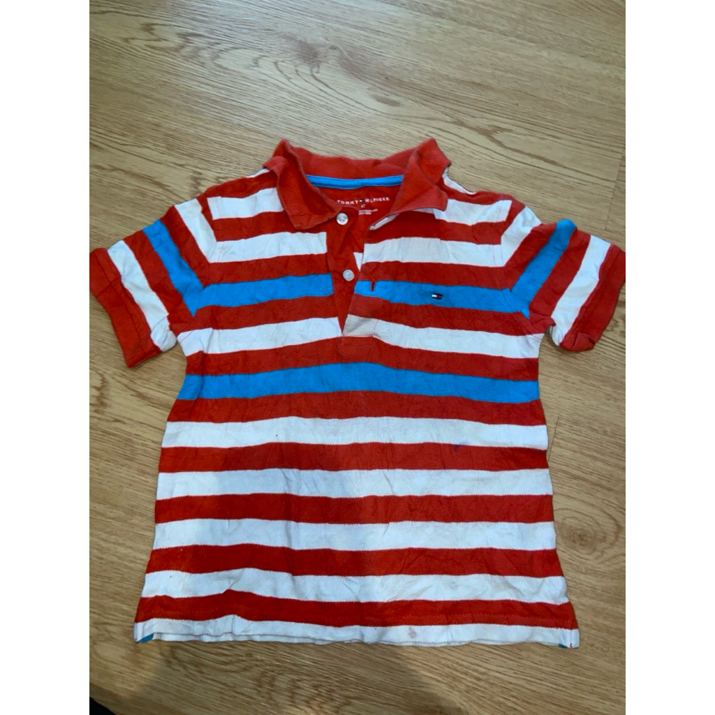 KAOS KERAH TOMMY HILFIGER SIZE 4 th