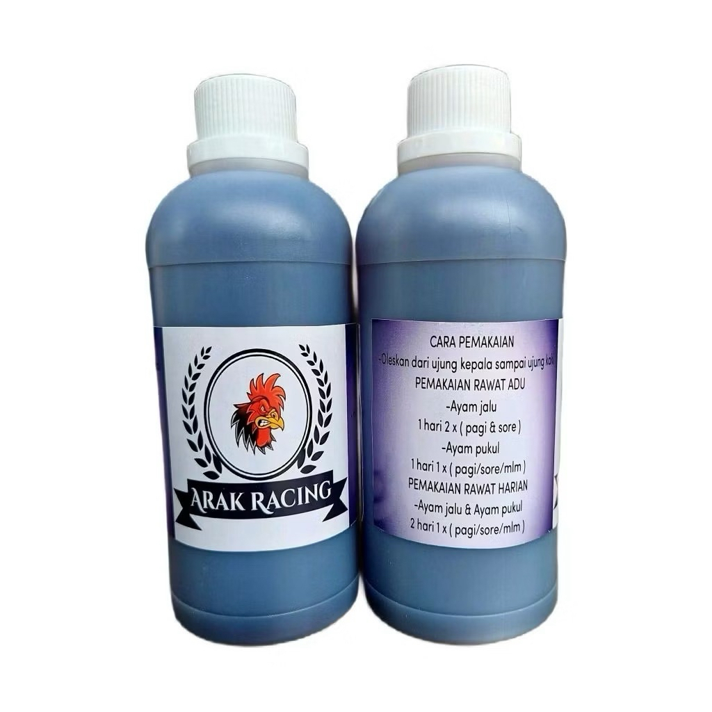 Arak gosok racing untuk ayam aduan 500 ml