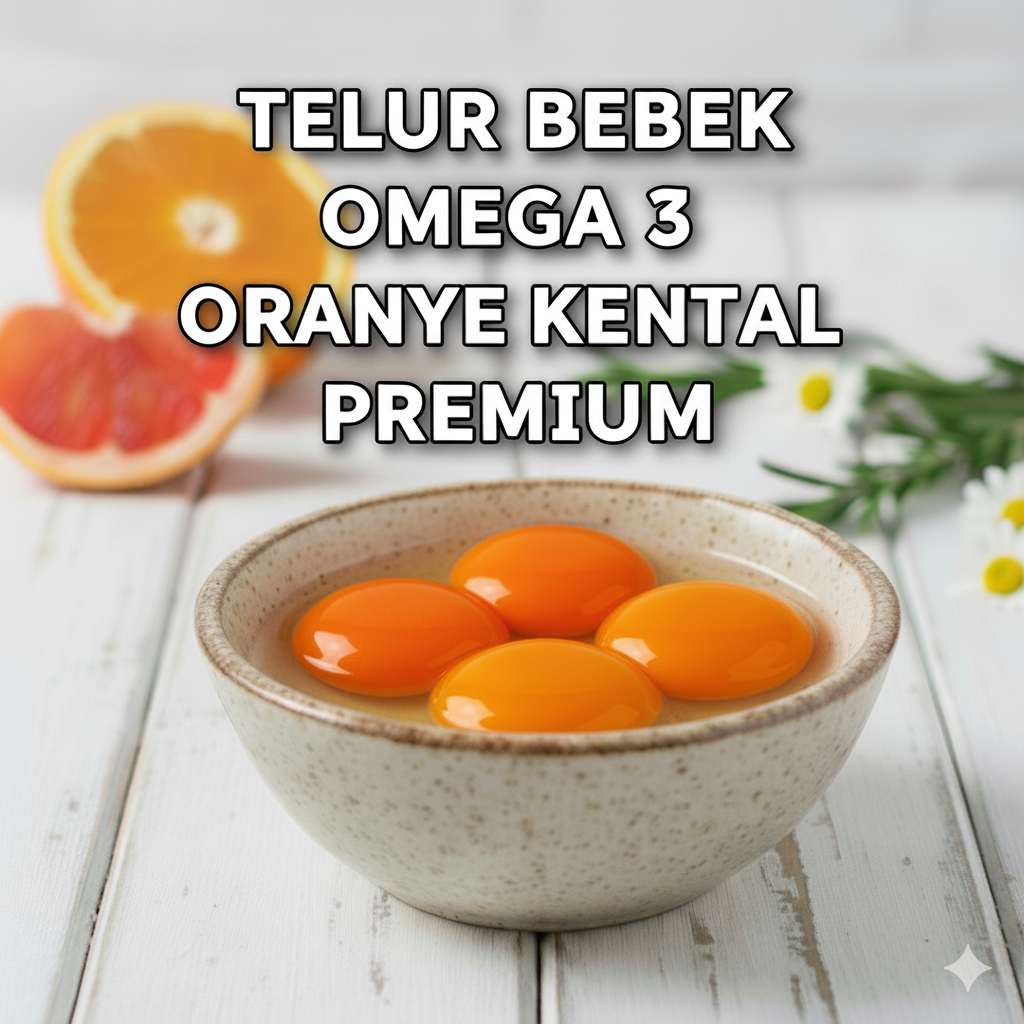 Telur Bebek Omega Premium/Telur Bebek Asli Brebes