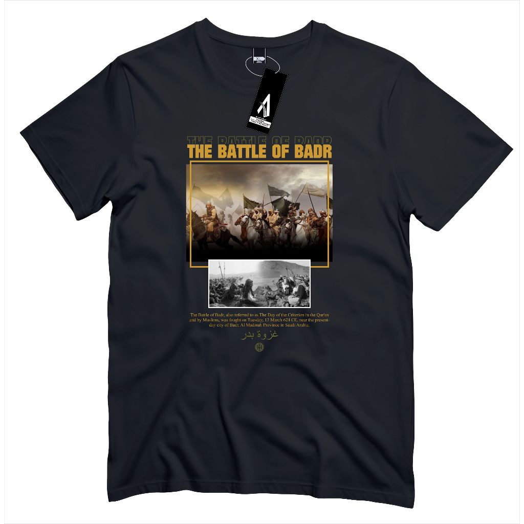 kaos the battle of badr kaos muslim religi dakwah kaos distro cotton combed