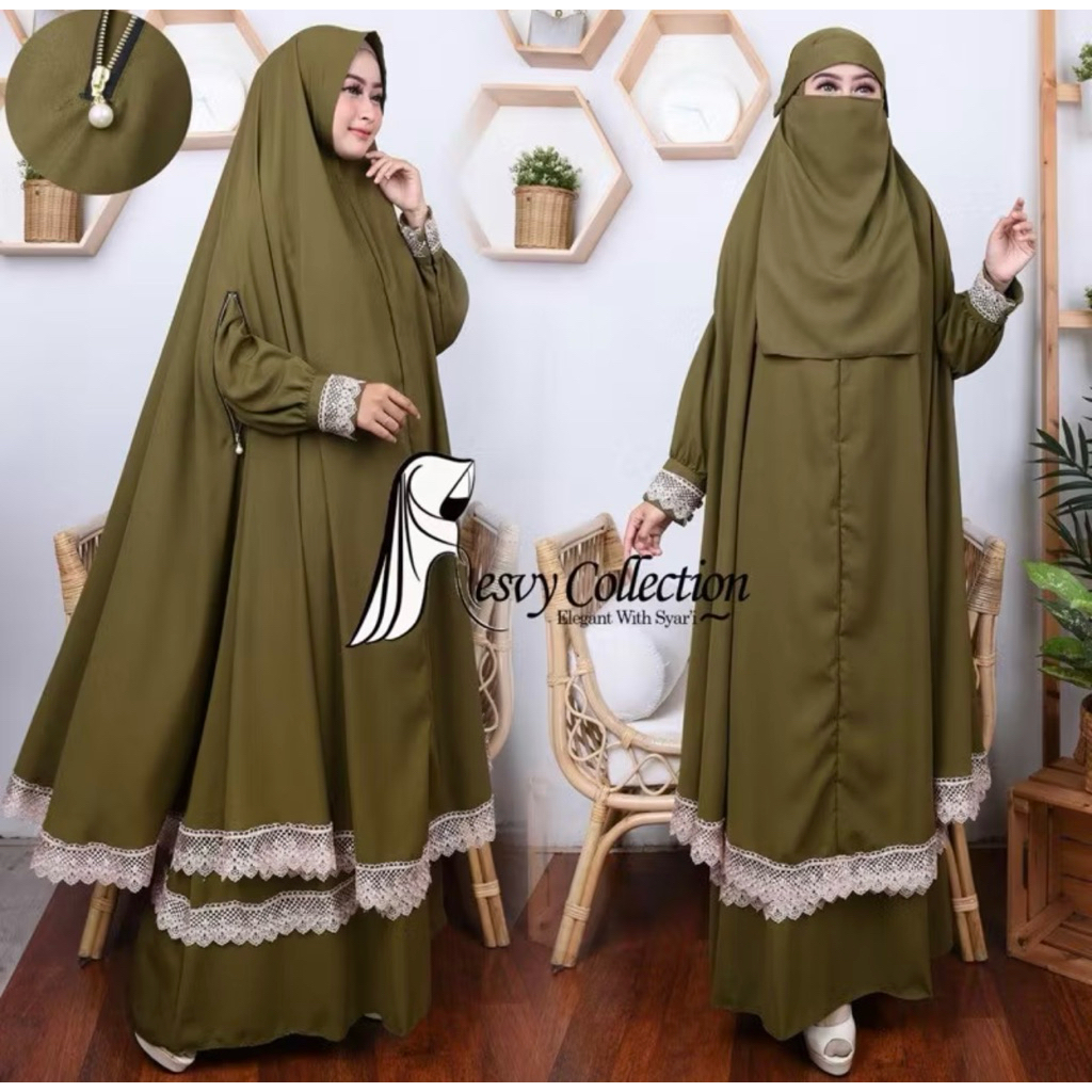 Preloved ABAYA Alya set by resvy_collection