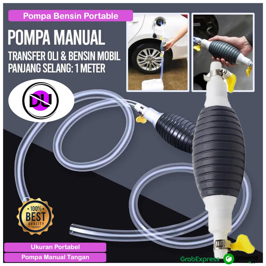 Pompa Manual Bahan Bakar Bensin Alat Sedot Bensin Tahan Lama Pompa Bensin Manual Pompa Tangan Selang