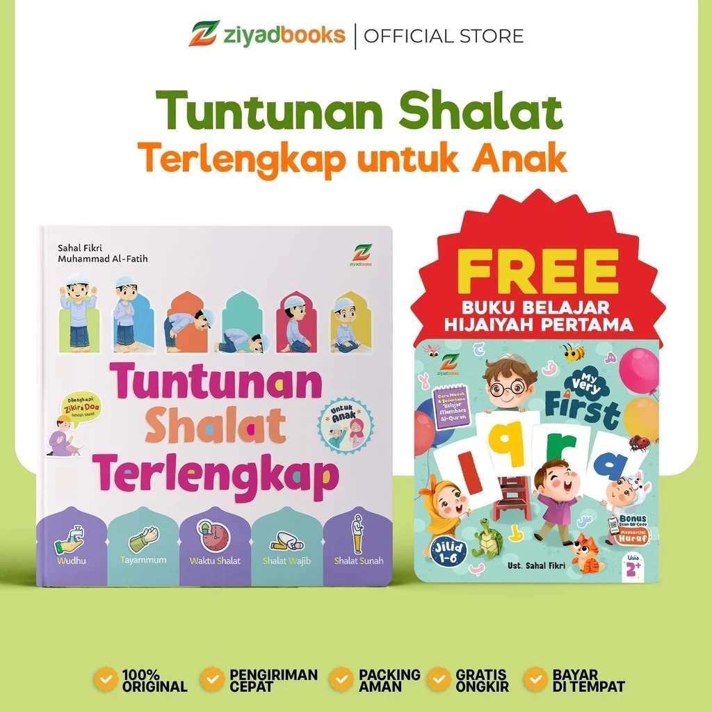 [PROMO] Ziyadbooks - Tuntunan Shalat Terlengkap Untuk Anak - Buku Sholat Anak Bergambar Lengkap