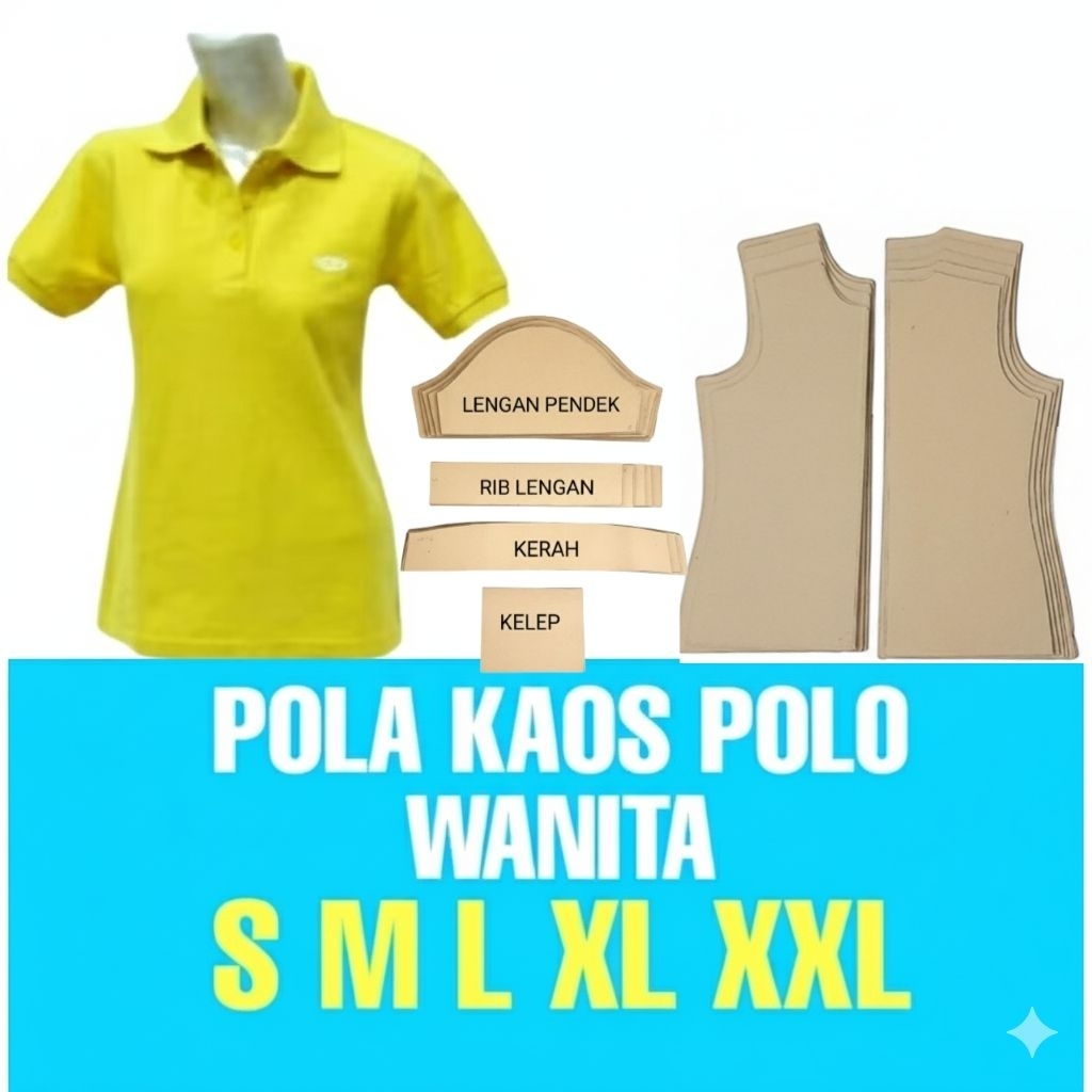 pola kaos polo wanita dewasa,plastik,pola kaos pola cewe
