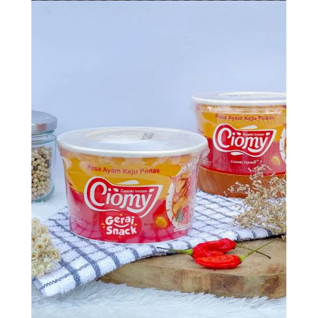 Ciomy keju pedas KAI / Ciomy cuanki instan cup