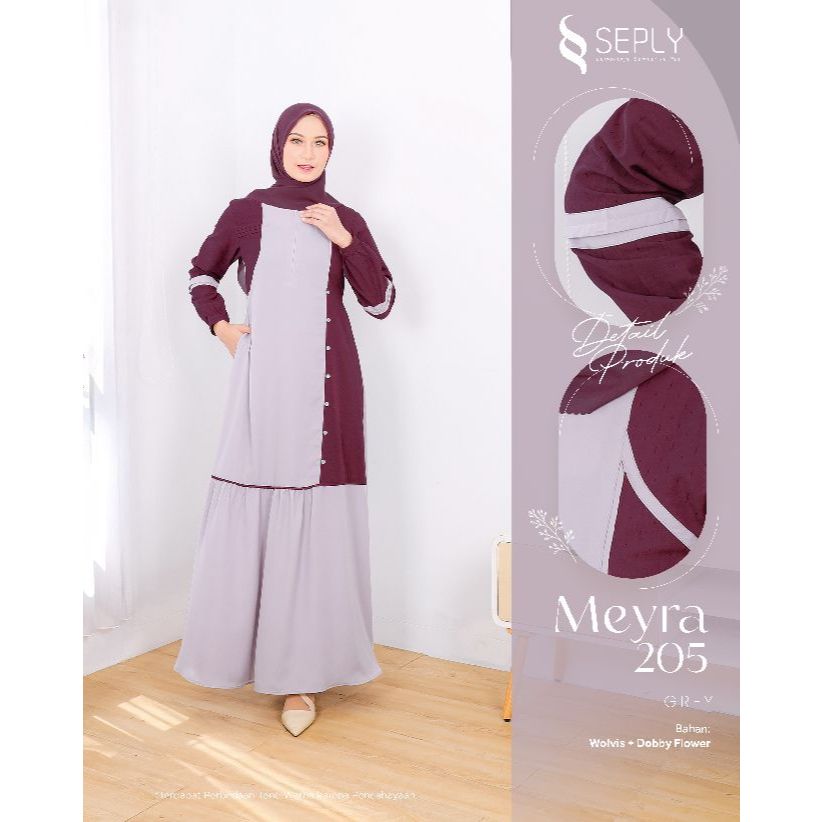 GAMIS DEWASA SEPLY MEYRA 205 WARNA GREY