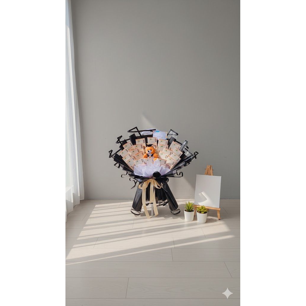 Buket Uang 5 ribu 20 lembar