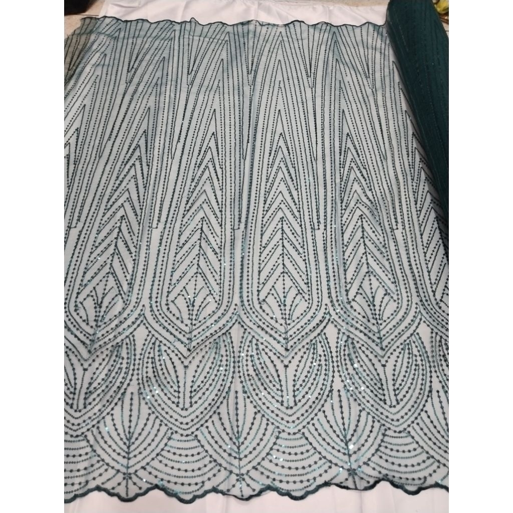 TERMURAH tille Payet / bahan tile Payet siqueen / brokat kebaya.