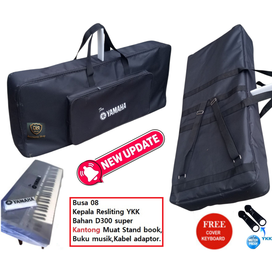 Tas/Case Keyboard Yamaha Psr SX900 Psr SX700 Psr sx600 Dan Semua Tipe Yamaha PSR S Free Cover