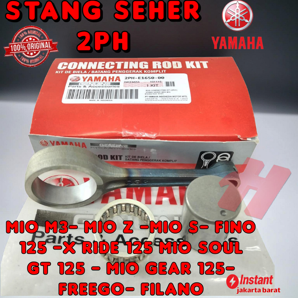 STANG SEHER KODE PART 2PH ORI YAMAHA PISTON Mio M3,Mio Z,Mio S,Fino 125,X-Ride125,Soul GT125,Gear125