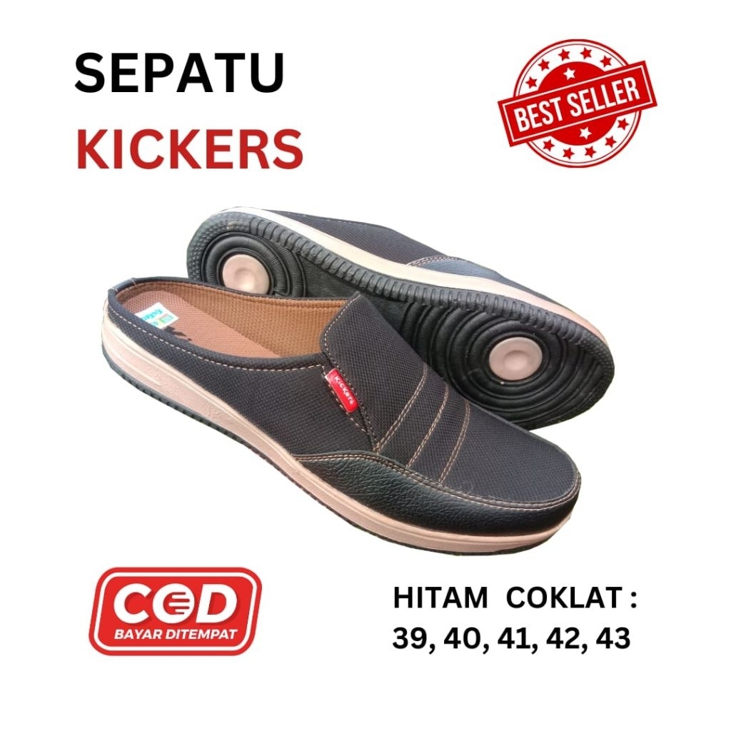 PROMO SEPATU PRIA/SEPATU SLOP PRIA/SEPATU BUSTONG PRIA KERJA