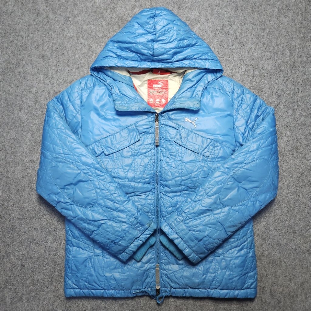 Jaket Puffer Puma Unisex – Down Inner, Sky Blue, Size L