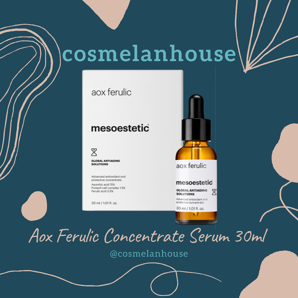 Aox Ferulic Serum Perawatan Flek Wajah dan Anti Aging Anti Oxidant Anti Wrinkle 30 ML Mesoestetic