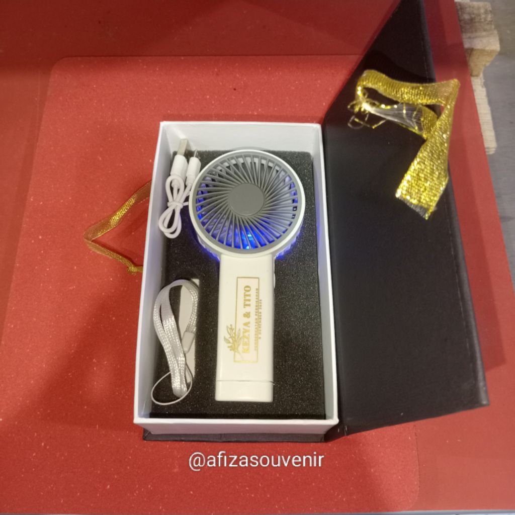 Kipas mini custom premium, Kipas portable, Mini fan custom, Kipas souvenir, Souvenir murah