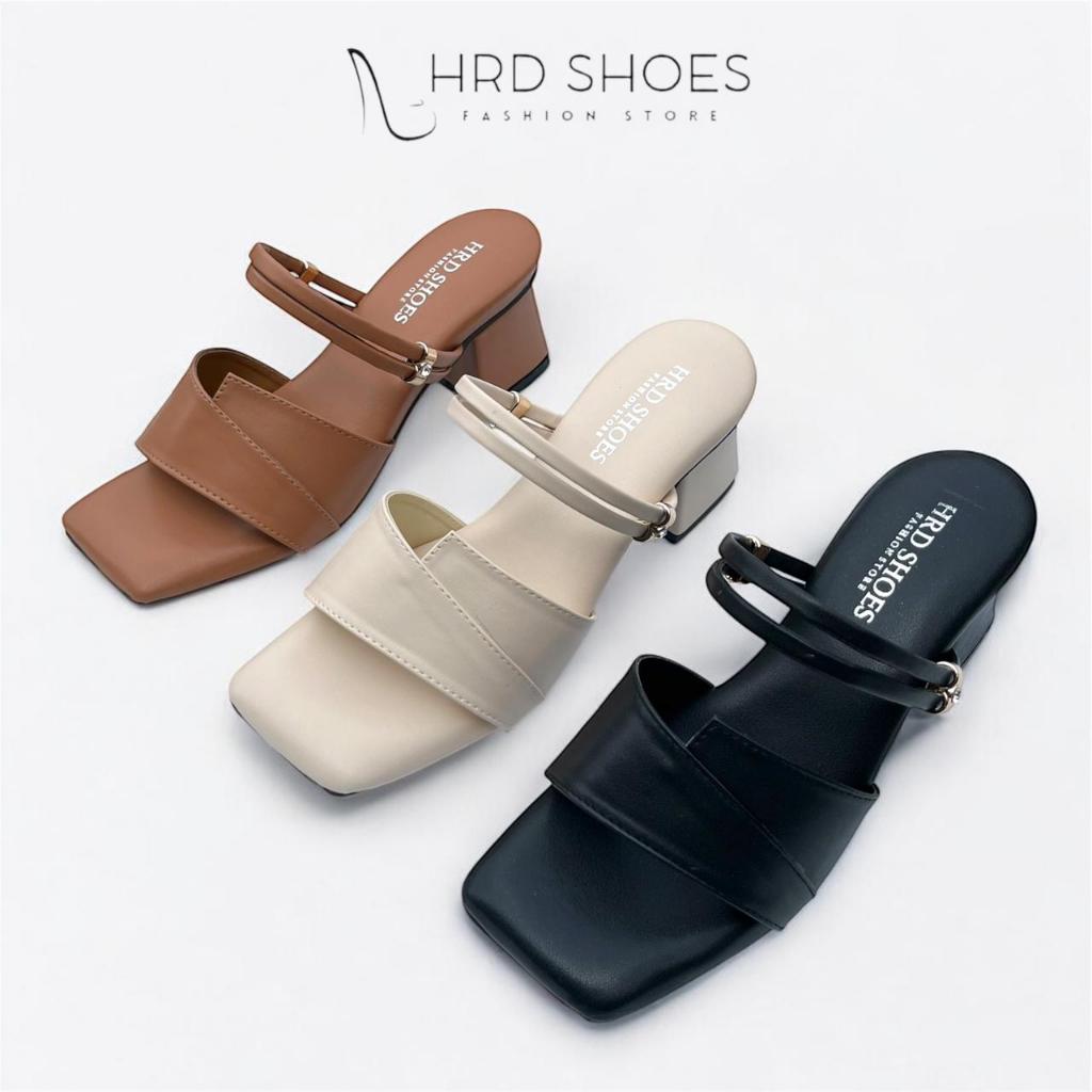 Heels Wanita Hak 5 cm Fashionable | Sandal Wanita Tali Selop Hak 5 cm
