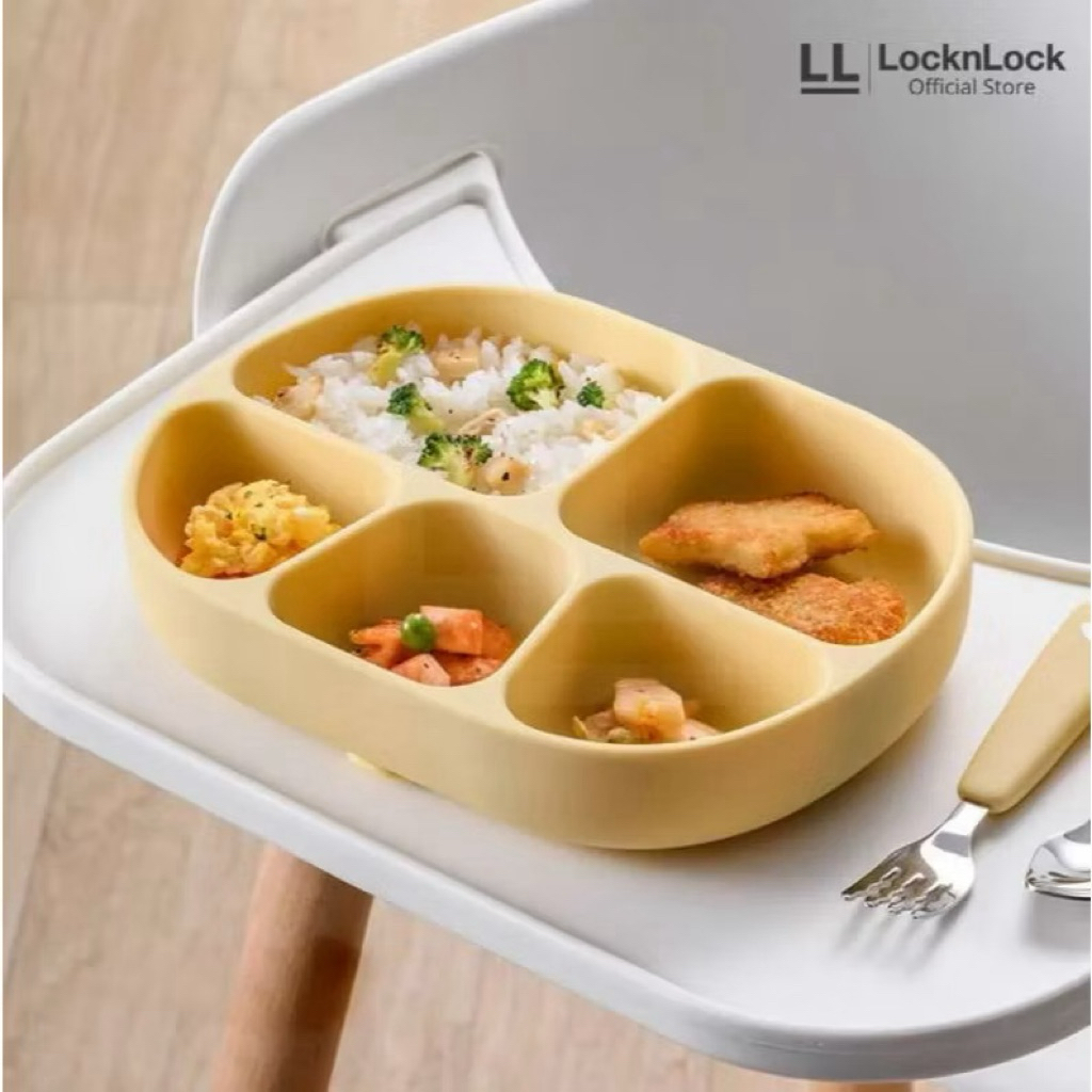 Preloved Little Luv LocknLock suction baby plate piring bayi