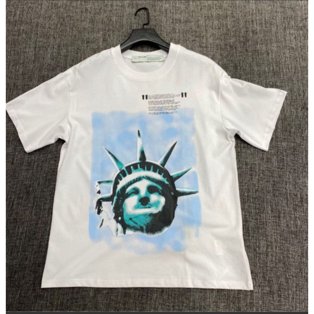 T-shirt off white liberty