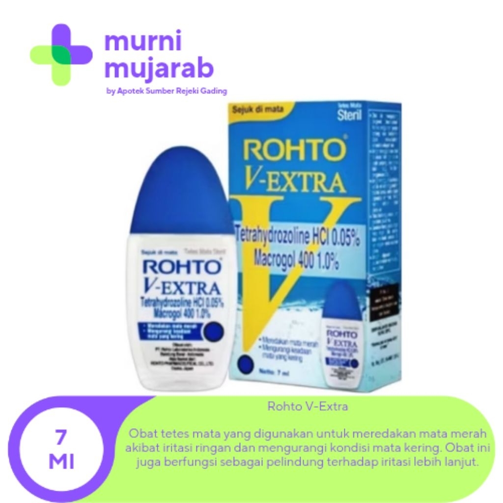 ROHTO V-EXTRA EYE DROP 7ML / ROHTO V EXTRA