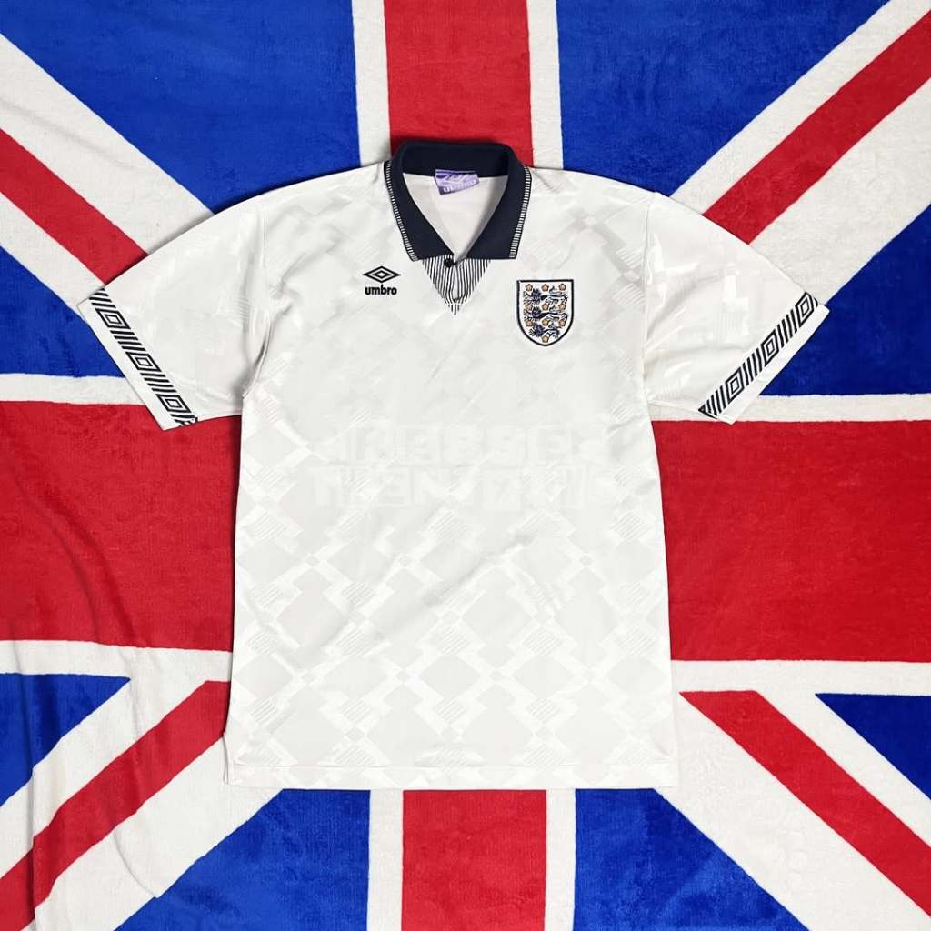 JERSEY UMBRO 1990 ENGLAND SIZE XO (FIT MEDIUM) ORIGINAL 100%