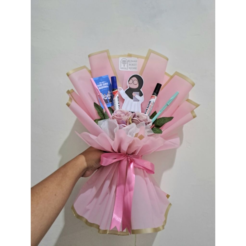 BUKET HARI GURU | BUKET ALAT TULIS | GIFT HARI GURU | KADO GURU TERMURAH