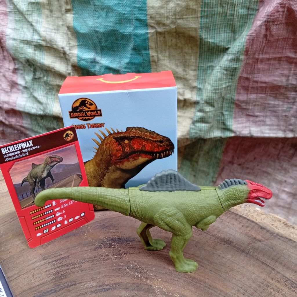 happy meal toys Jurassic world chaos theory becklepinax