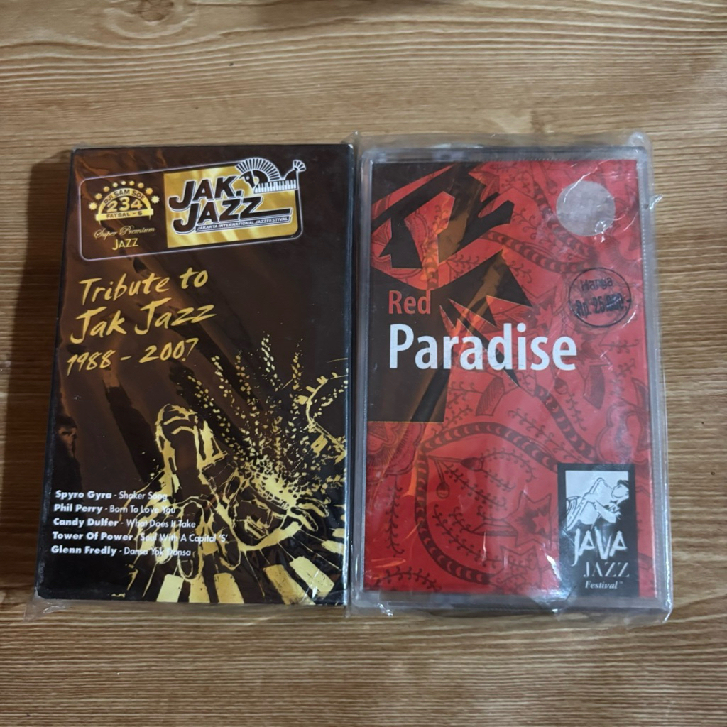 ORIGINAL KASET SEGEL JAVA JAZZ FESTIVAL RED PARADISE GEORGE BENSON TRIBUTE TO JAK JAZZ 1988-2007 SYP