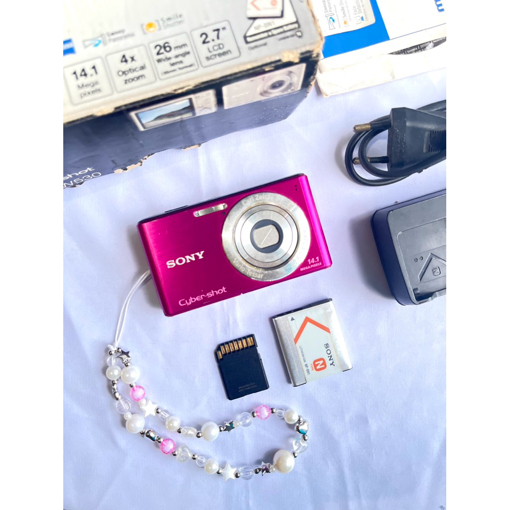 Kamera digicam Sony Cybershot W530 Fullset Box