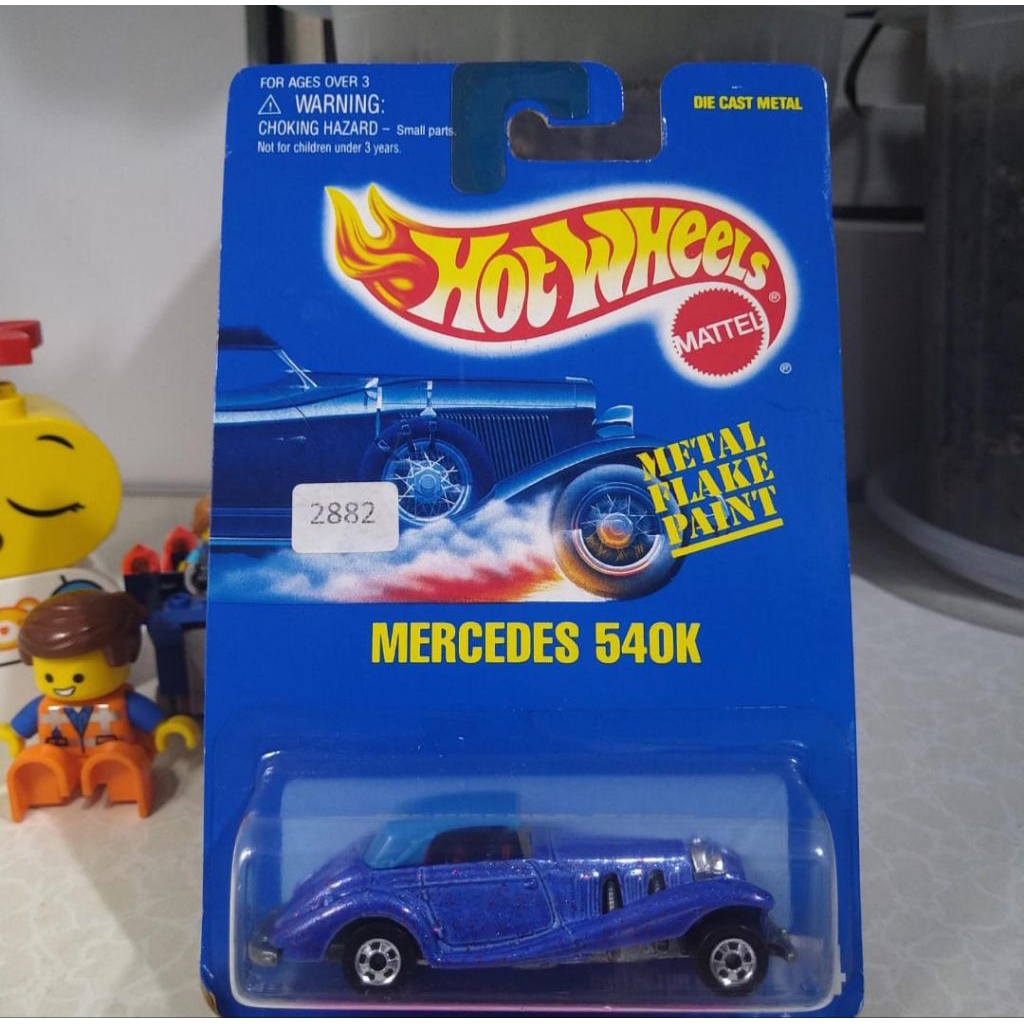Hot Wheels 1990 Blue Card Mercedes 540K 2882