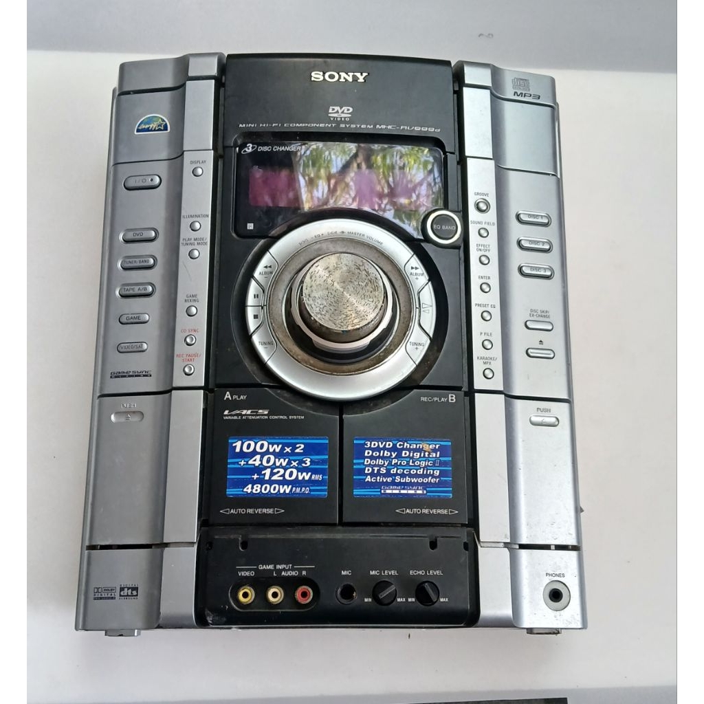 PANEL DISPLAY DEPAN COMPO SONY MHC-RV999D