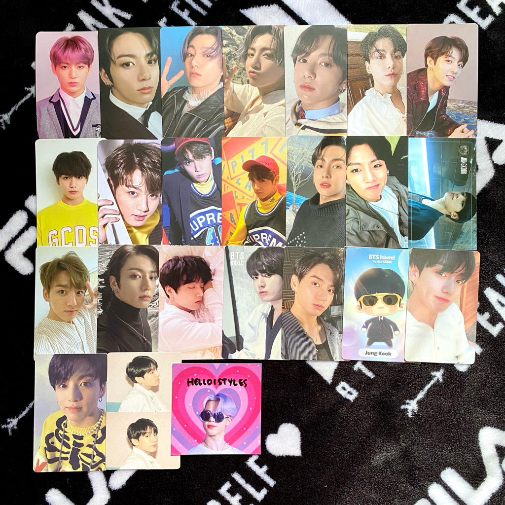 (3/7) Photocard Jungkook BTS Official JK Album Vinyl LYS Her Tear Answer MOTS 7 BE Essential HYYH IT