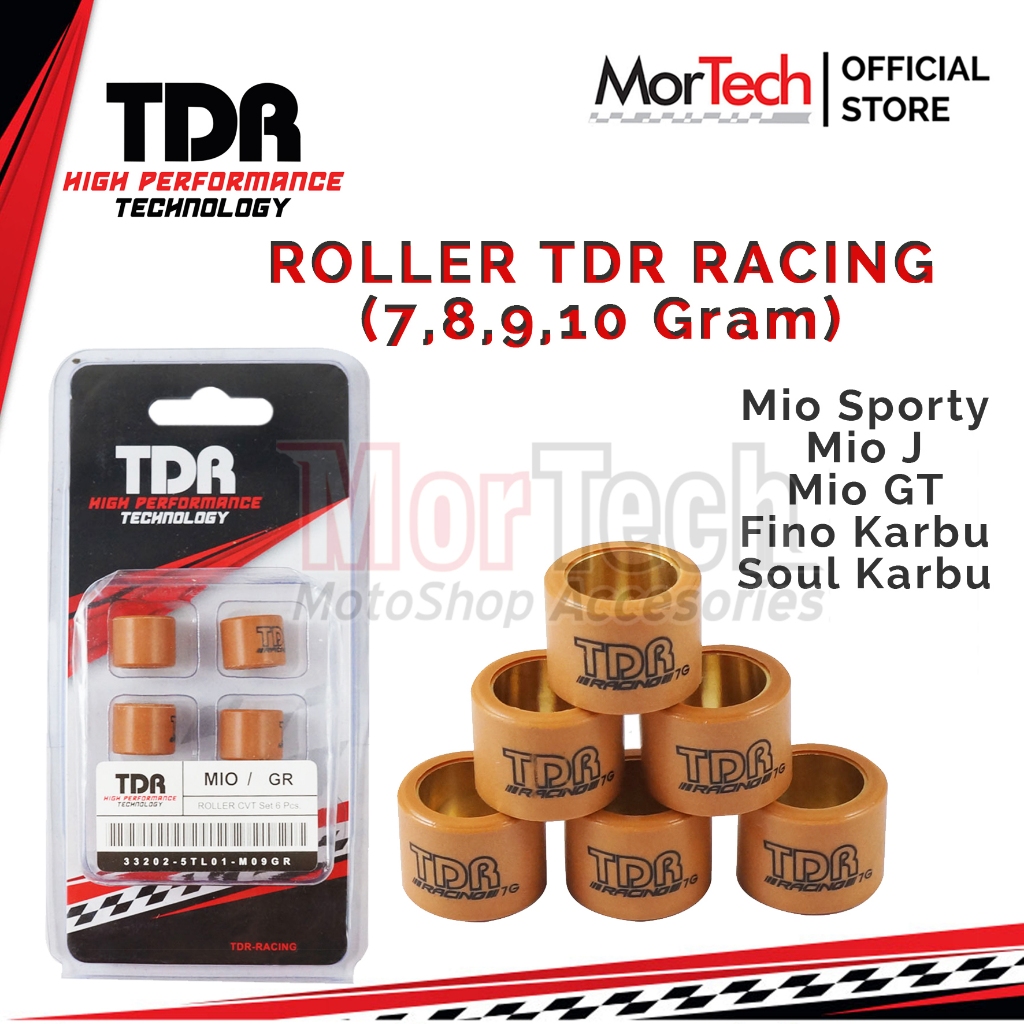 TDR Racing Roller Mio Sporty Karbu Mio J Mio GT 110 Fino Karbu Mio Soul Karbu Roler loler Ukuran 7 8