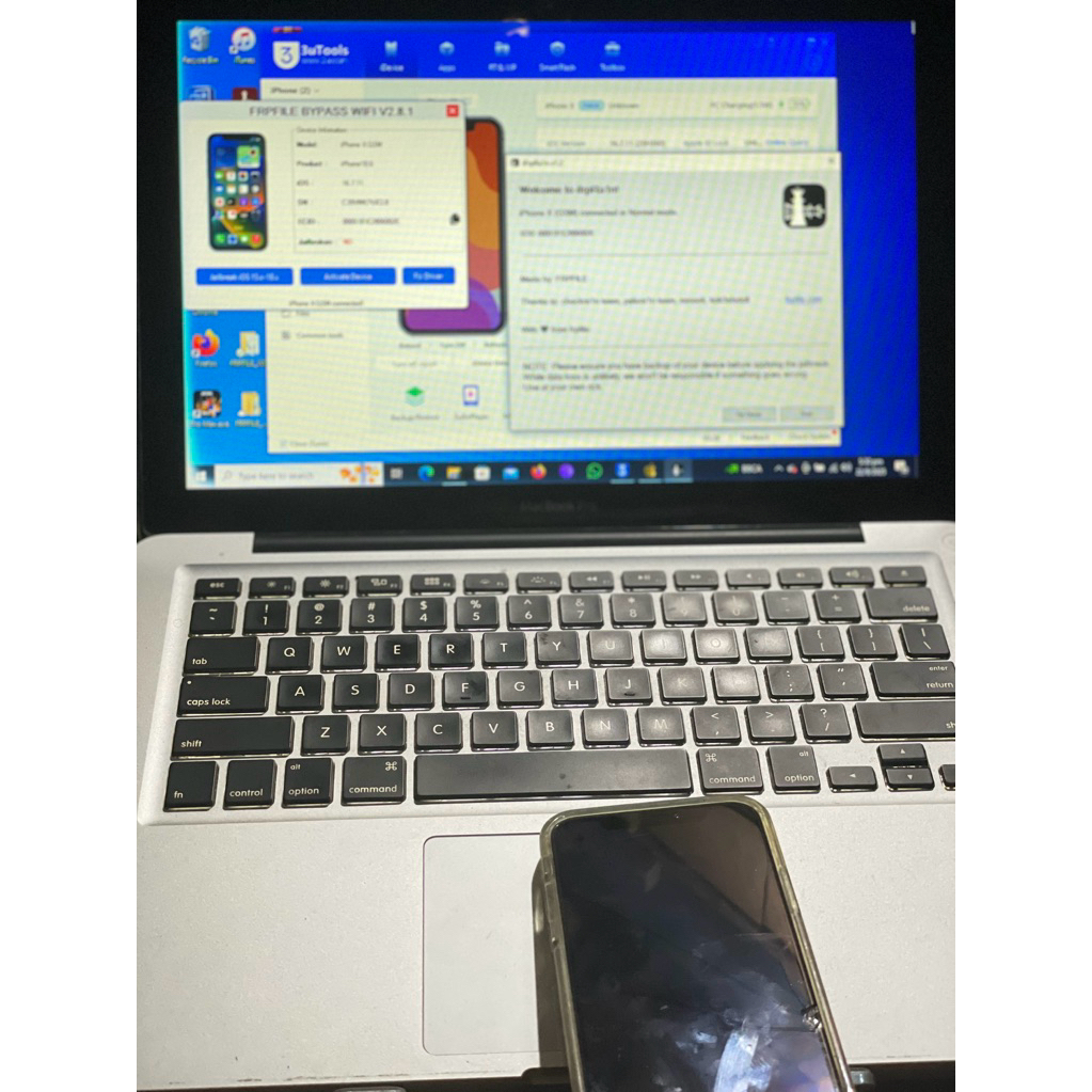 BYPASS IPHONE 5S-X LOCK ICLOUD