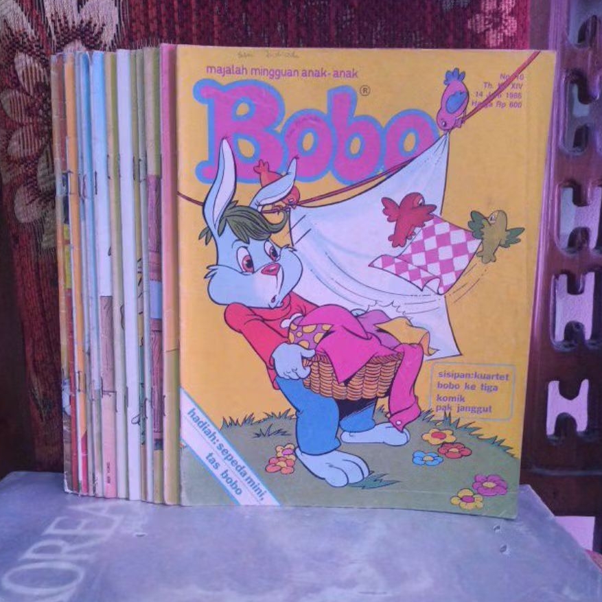Majalah Bobo Original tahun 1986,1987,1988,1989,2006 & 2008 Bekas boleh beli satuan pembelian minima