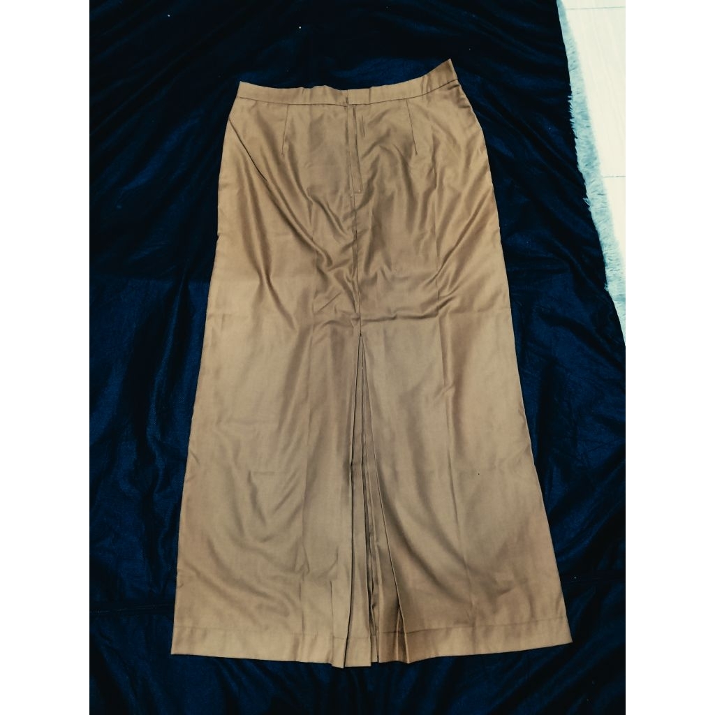 Rok LINMAS / PDH / PNS / ASN / DINAS / Pemda / Kerja / Guru. COKLAT. Perempuan. Preloved