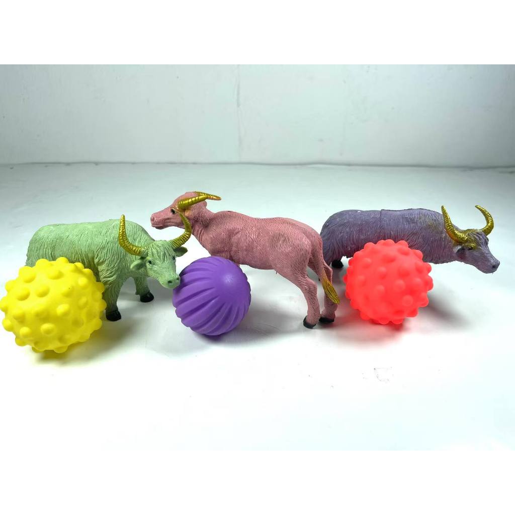 Mainan Vinyl Sapi Dari Karet / HY018-52