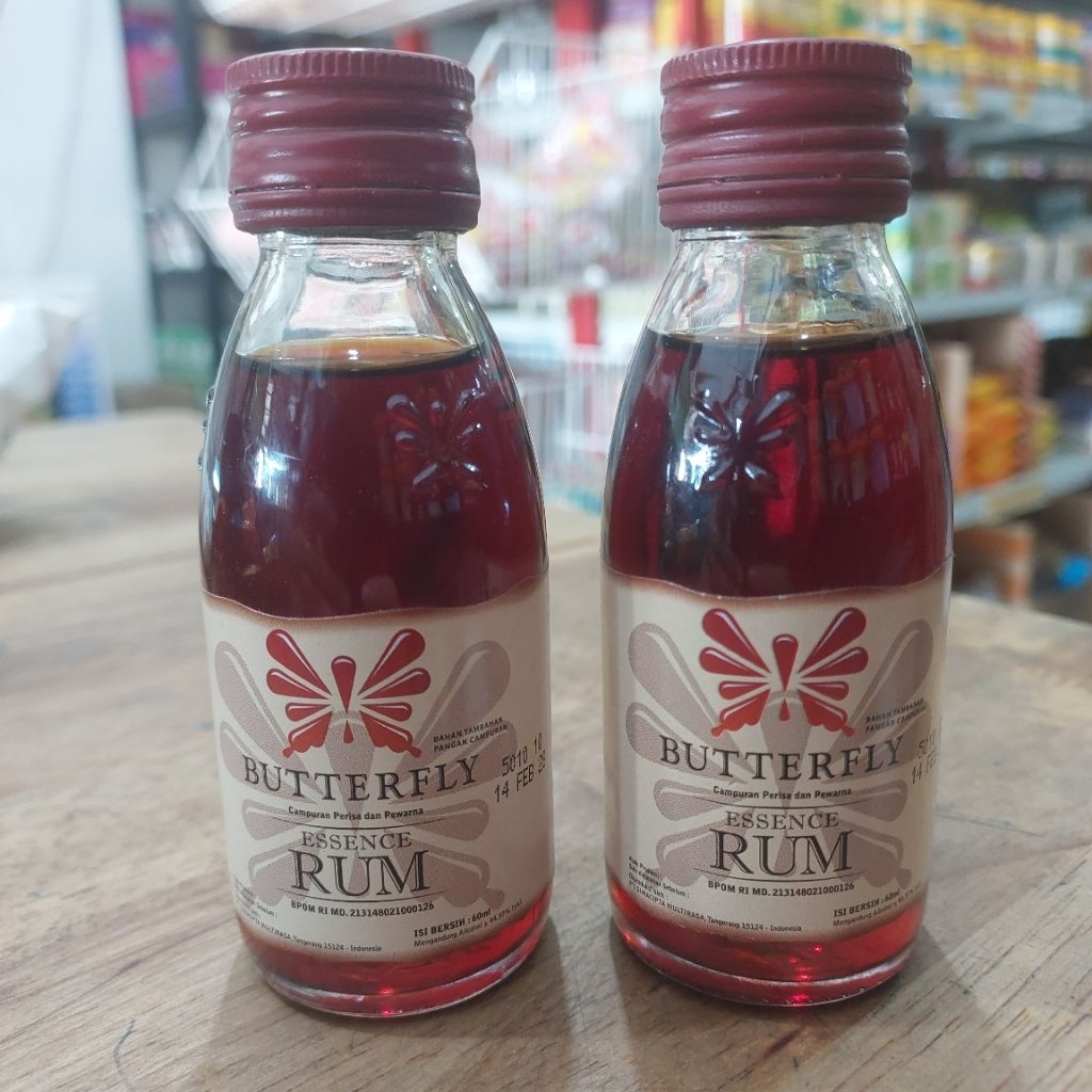 BUTTERFLY RHUM ESSENCE / ESENS RHUM 60 ML