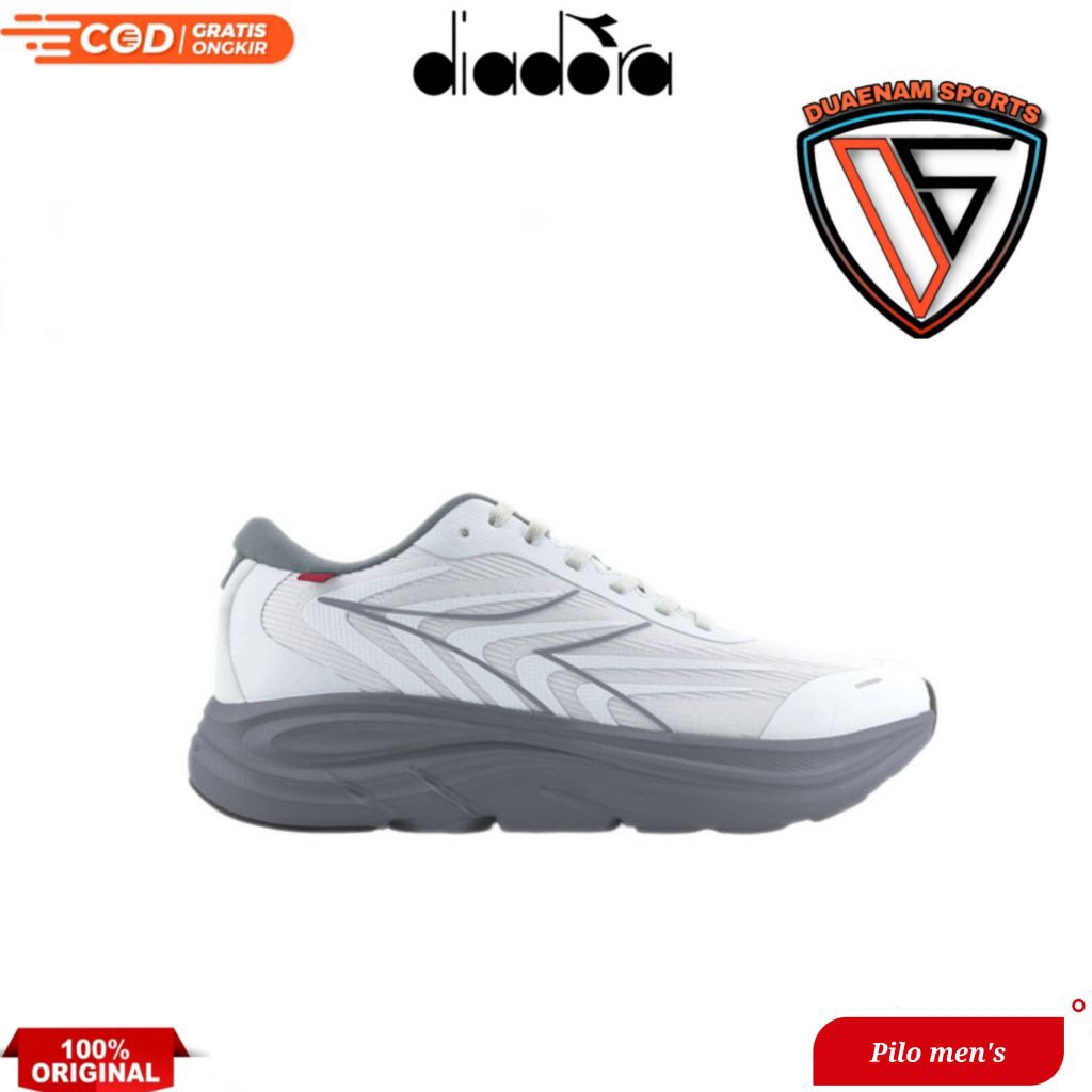 SALE DIADORA PILO MEN'S RUNNING SHOES-DK GREY