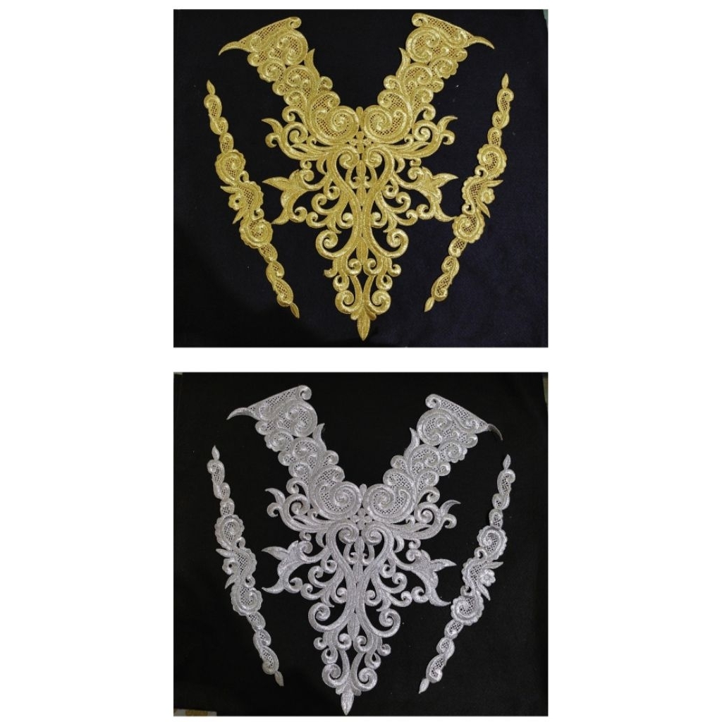 Renda leher bunga bordir