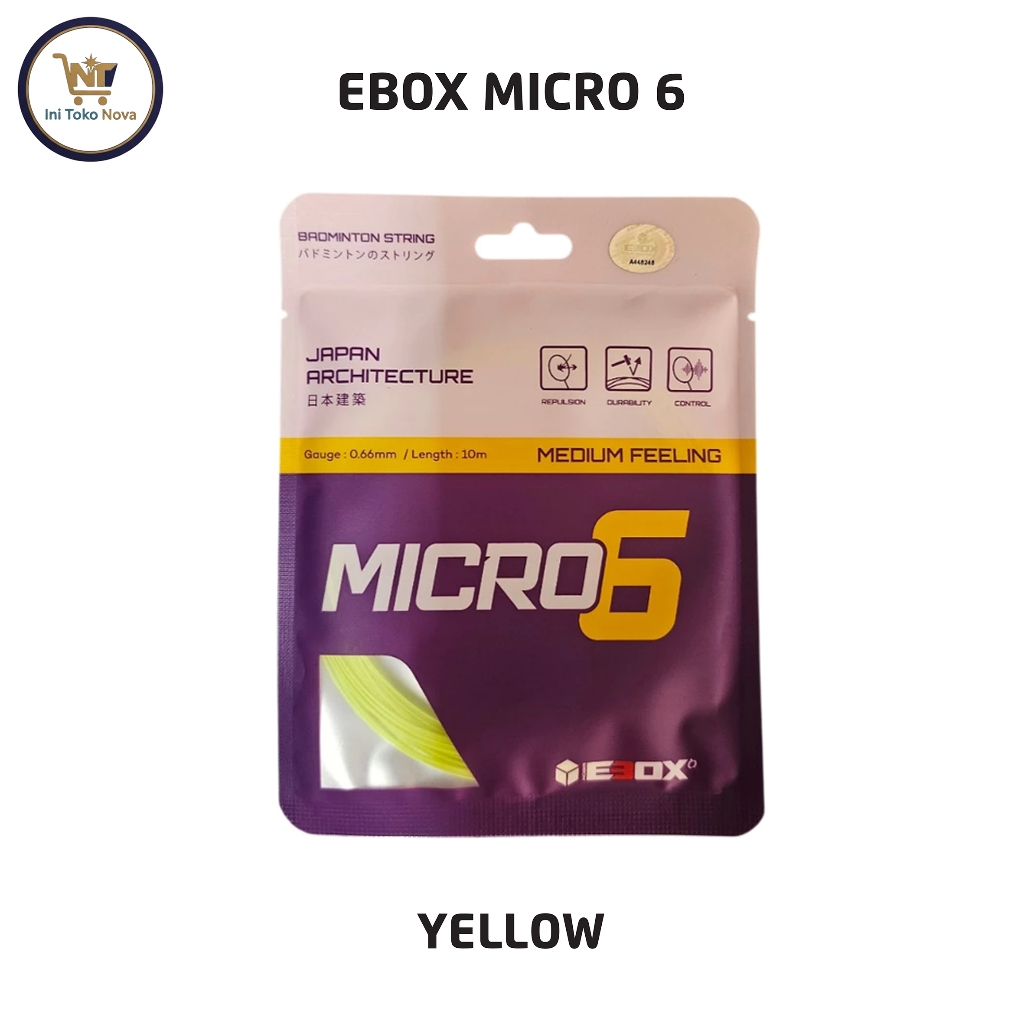 Ebox Senar Badminton Micro 6, Ebox Micro 6