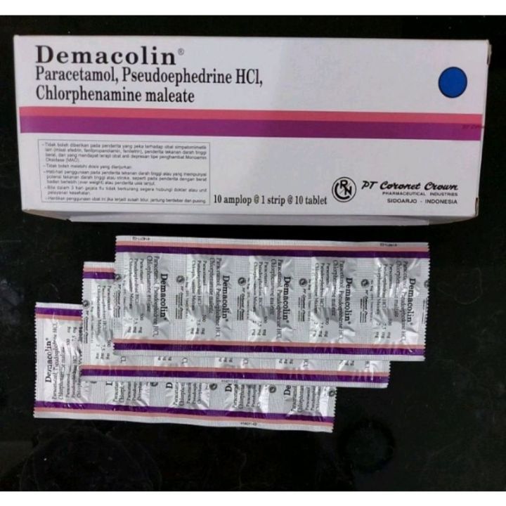 DEMACOLIN STRIP 10 TABLET