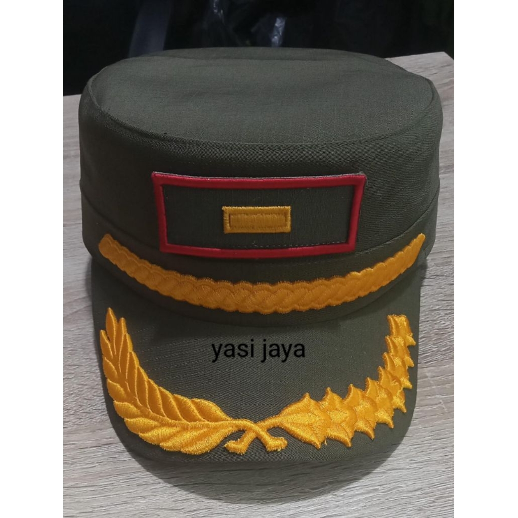 TOPI PDH/PDL KOMANDO SATPOL-PP | GOL-3A | KUALITAS BAGUS I FREE BORDIR NAMA