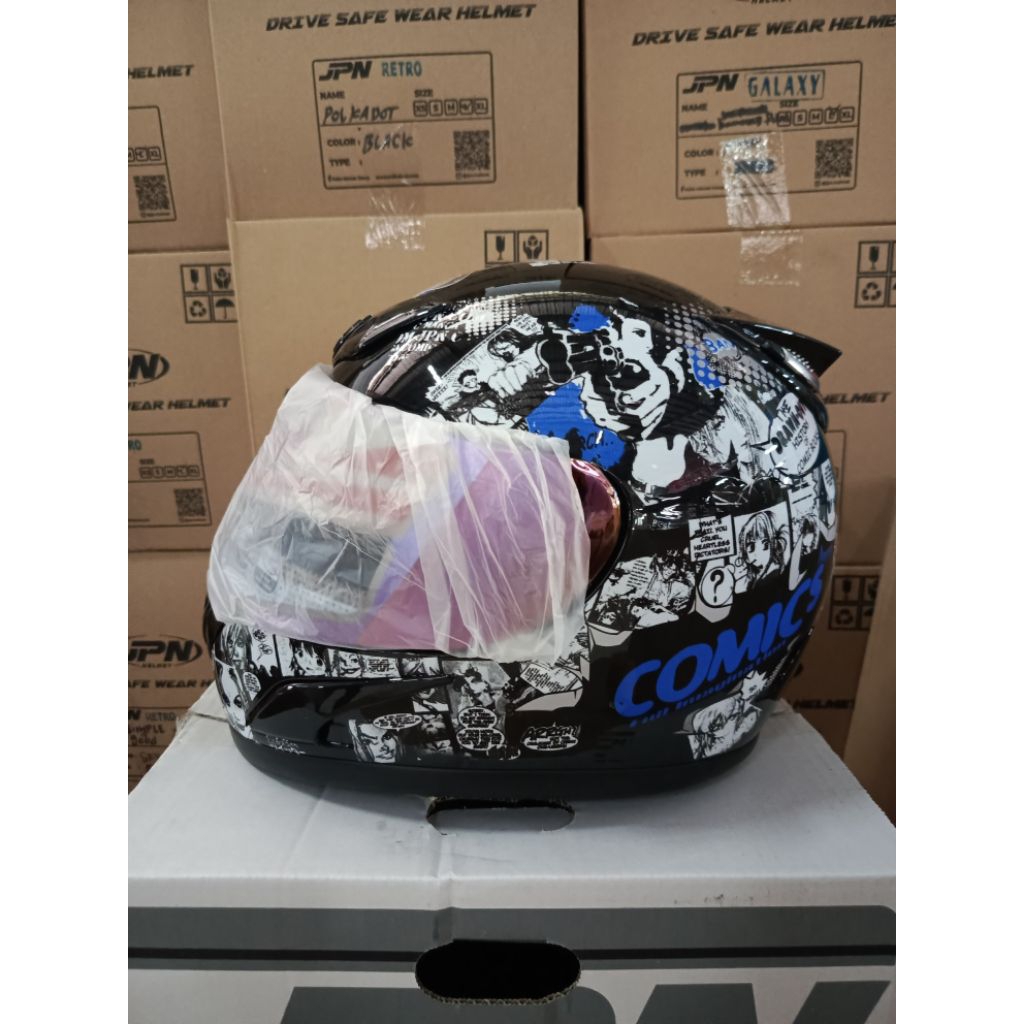 helm JPN fullface MotoGP motif comic,acepro,f3