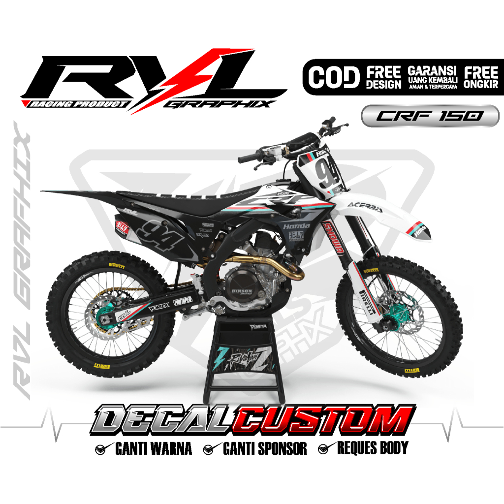 DECAL CRF 150/250 CUSTOM DESIGN FULL BODY