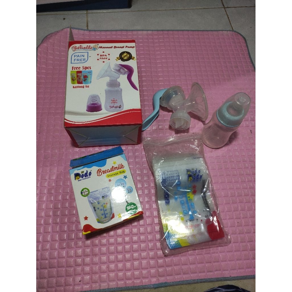 Pompa asi reliable free kantong asi dodo