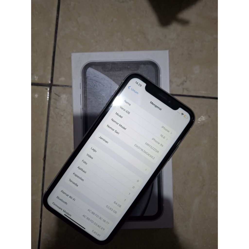 Iphone XR 64GB white