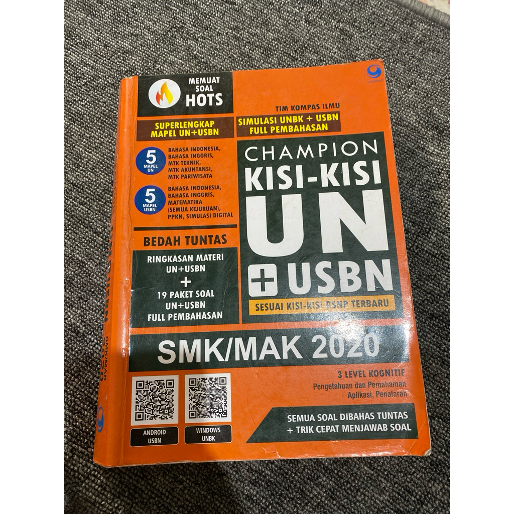 Champion kisi kisi un + usbn smk 2020
