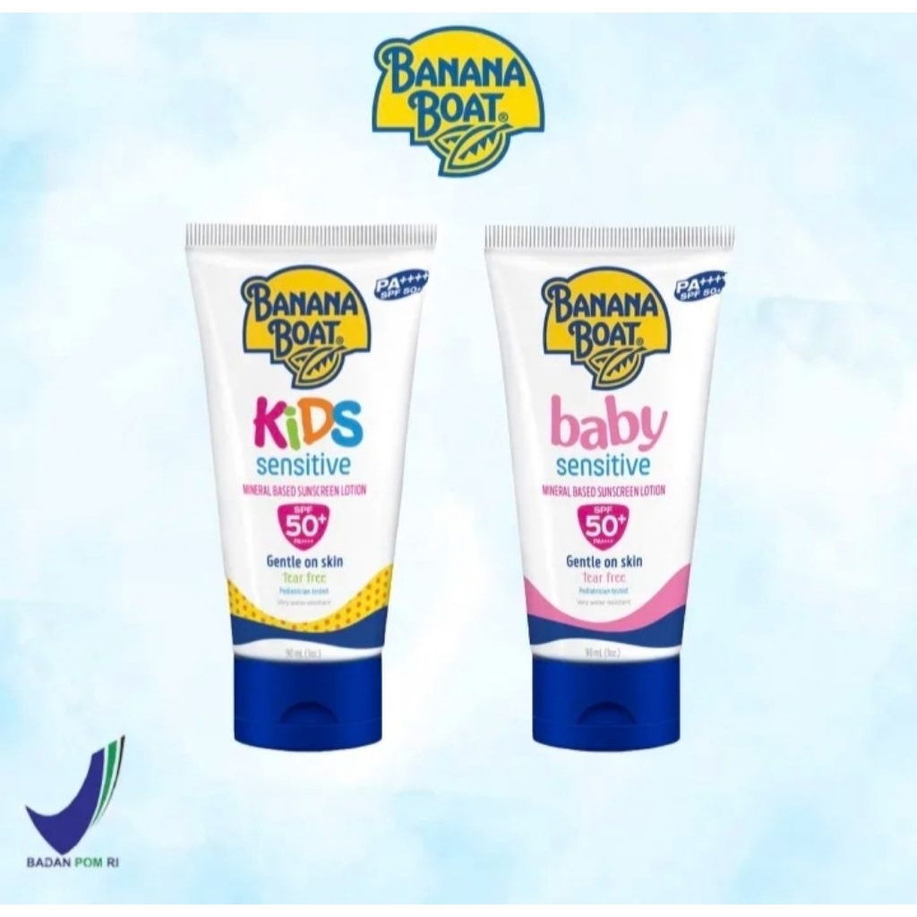 Promo BANANA BOAT Sunscreen Lotion Simply Protect Kids / Baby SPF50+ 90ml