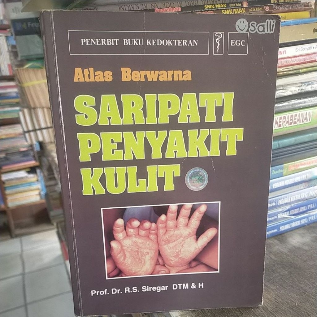 Buku Bekas Atlas Berwarna Saripati penyakit kulit